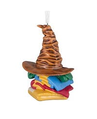 Hallmark Christmas Ornament Harry Potter Sorting Hat and House Scarves