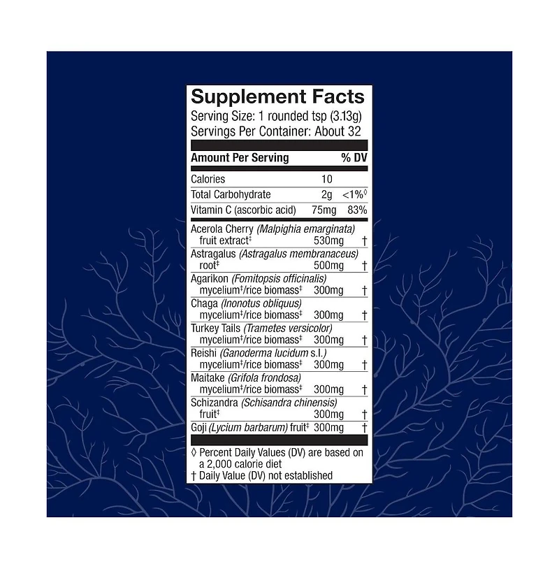 Host Defense MycoBotanicals Immune Powder - Immune System Powder - Immune & Gut Health Support Supplement