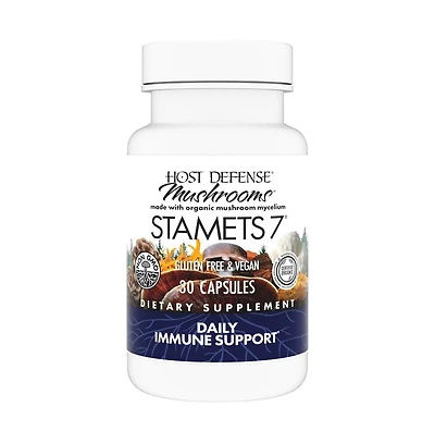 Host Defense Stamets 7 - 7 Species Blend - Mushroom Supplement for Immune Support