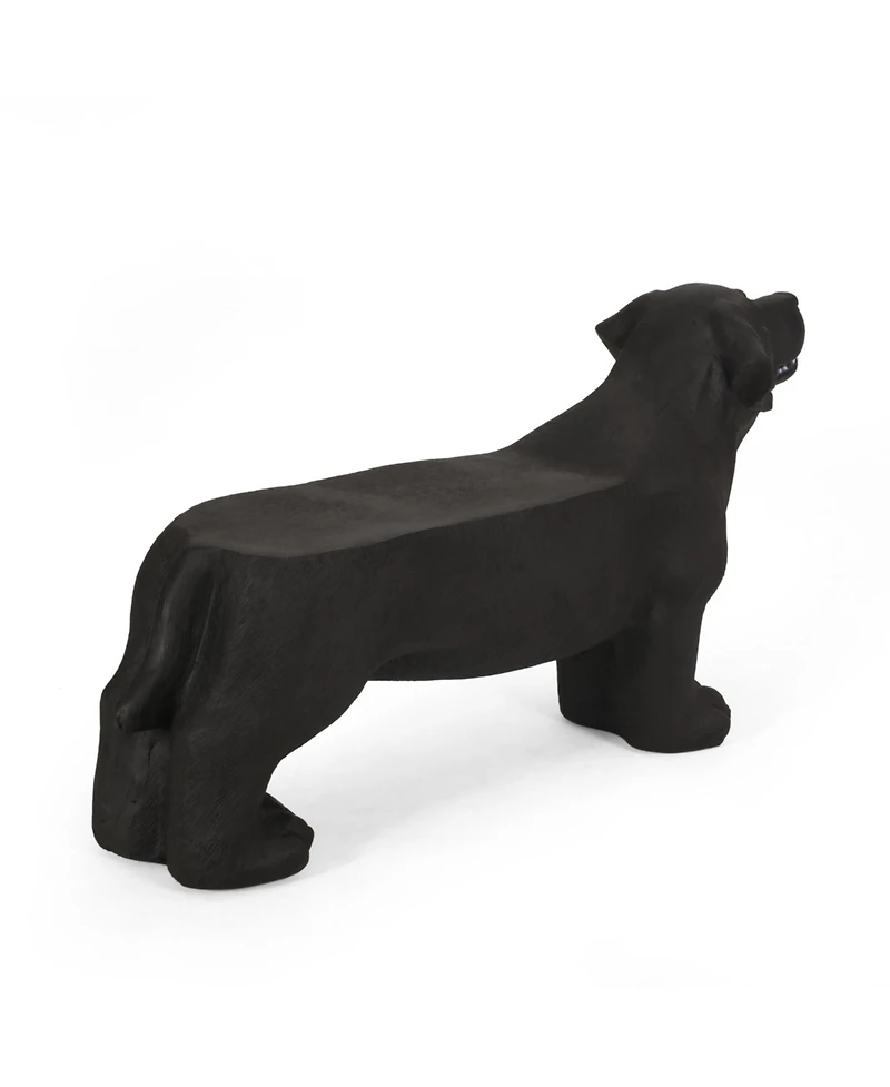 Flynama Labrador Dog-Design Outdoor Bench