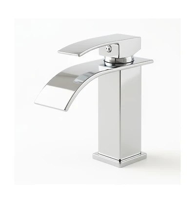 Phying Single Handle Bathroom Faucet Lavatory Faucet Stainless Steel Single Hole-tp, Chrome