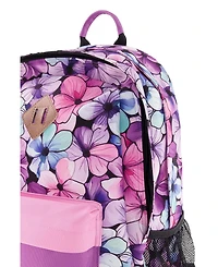 Deux par Deux Little Girl Floral Spacious Durable Backpack