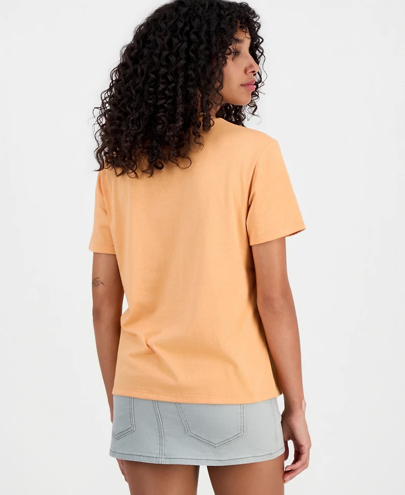 Love Tribe Juniors' Double Trouble Dog Crewneck Tee