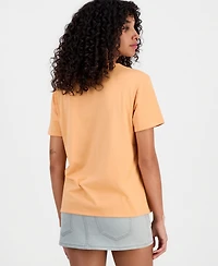 Love Tribe Juniors' Double Trouble Dog Crewneck Tee