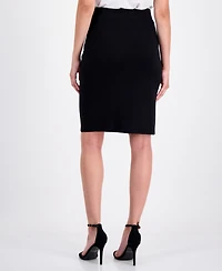 Anne Klein Petite Midi Pull-On Sweater Skirt