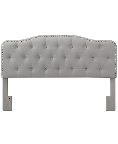 Best Quality Furniture 48.5" Fabric Tufted Headboard