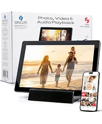 Minolta MNDPF101DOCK Smart Photo Frame with Charging Dock