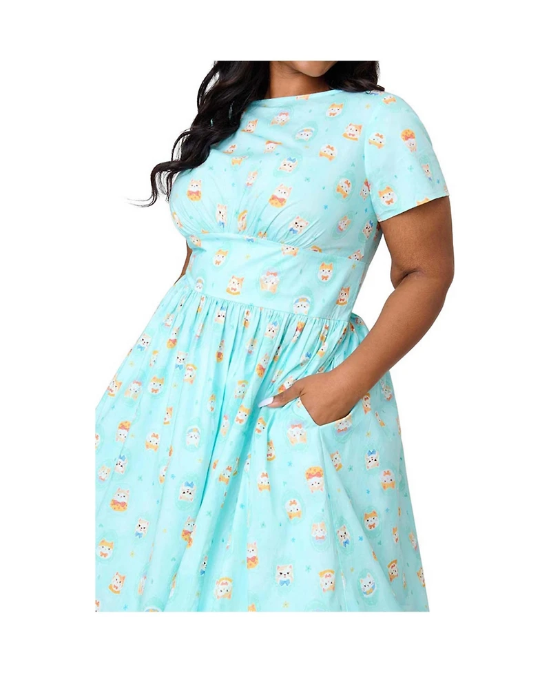 Unique Vintage Plus 1950s Swing Dress