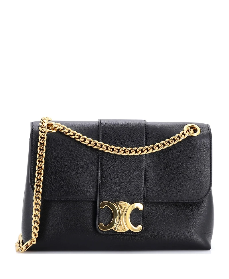 Pre-Owned Celine Teen Victoire Flap Shoulder Bag Leather