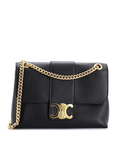 Pre-Owned Celine Teen Victoire Flap Shoulder Bag Leather