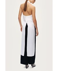 Nocturne Women's Layered Halter Blouse