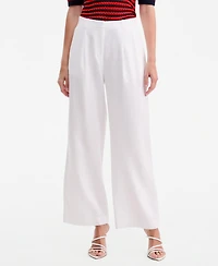 Tommy Hilfiger Women's Cotton Wide-Leg Pants
