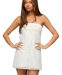 Edikted Women's Sequin Lace Backless Mini Dress