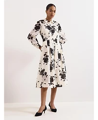 Phase Eight Women's Natalie Floral Belted Shirt Dress