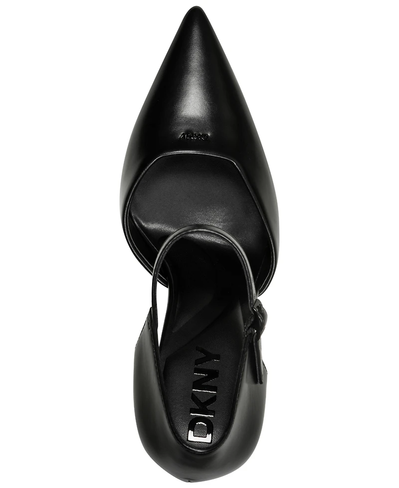 Dkny Women's Catcher Ankle Strap Pointed Toe Pumps