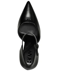 Dkny Women's Catcher Ankle Strap Pointed Toe Pumps