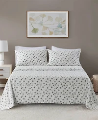 Madison Park Novelty Printed Cotton Flannel 3-Pc. Sheet Set