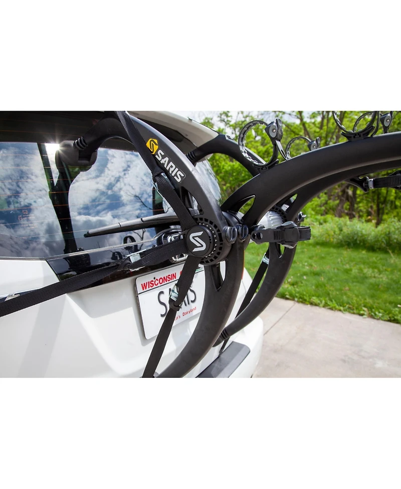 Saris Bones Trunk Bike Rack Mount, Bike Rack for Car and Suv, 2 Bikes