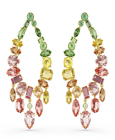 Swarovski Gold-Tone Plated Gema Drop Earrings