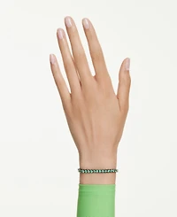 Swarovski Ruthenium-Plated Matrix Tennis Bracelet