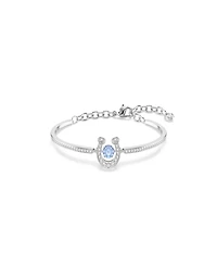 Swarovski Rhodium-Plated Symbolica Bangle Bracelet