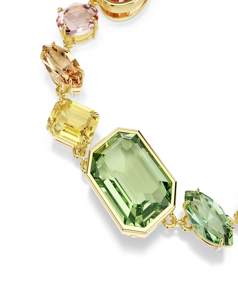 Swarovski Gold-Tone Plated Gema Bracelet