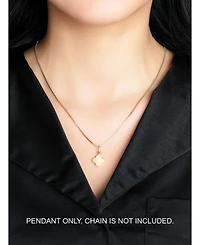 Devata Clover Charm Pendant in 14K Gold, approx. 1.3 grams