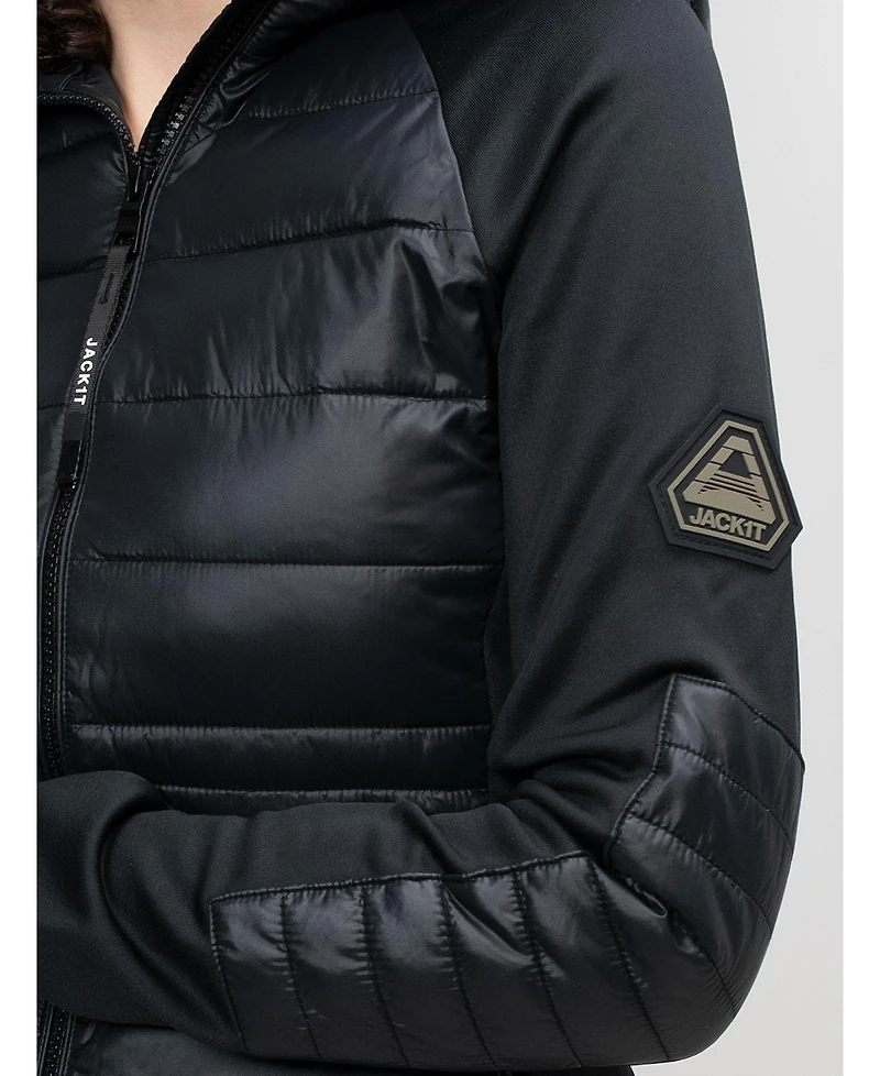 JACK1T Women's Calypso Hybrid Hooded Jacket