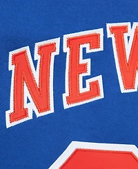 Mitchell & Ness Men's Patrick Ewing Blue New York Knicks Name & Number Hoodie