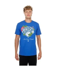 New Era Men's Blue York Knicks Lifestyle Capsule Floral Fruit T-Shirt