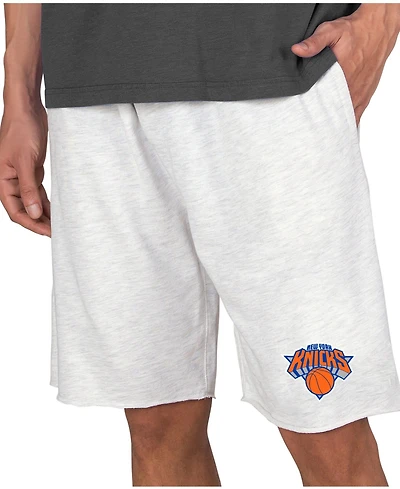 Concepts Sport Men's Cream New York Knicks Mainstream Terry Shorts