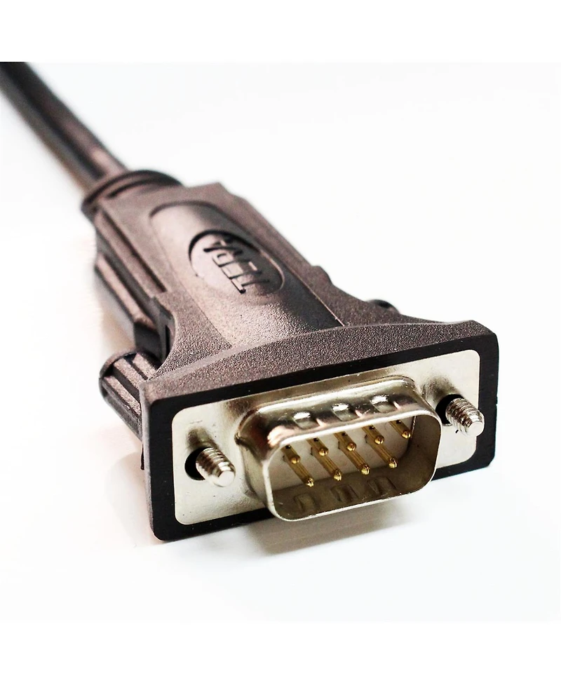 Tera Grand 6' Premium Usb 2.0 to RS232 Serial DB9 Adapter Cable with Male Thumbscrews
