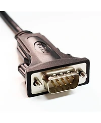 Tera Grand 6' Premium Usb 2.0 to RS232 Serial DB9 Adapter Cable with Male Thumbscrews