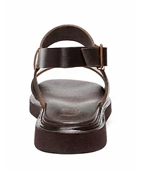 Forever & Always Shoes Women's Quella Leather Buckle Sandal