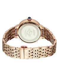 GV2 by Gevril Women's Astor Swiss Quartz Diamond Ip Stainless Steel Bracelet Watch