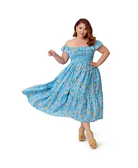 Unique Vintage Plus 1960s Midi Dress