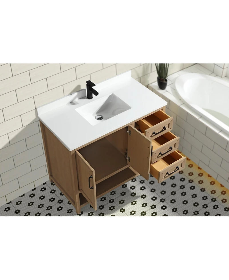 Ari Bath, Venice 42", Oak Finish