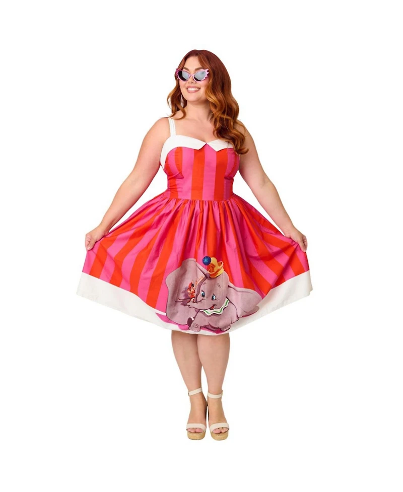 Unique Vintage Plus Rachel Swing Dress