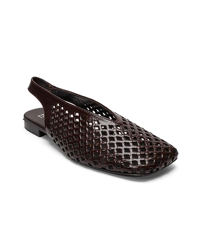 Forever & Always Shoes Women's Delizia Leather Slingback Shoe