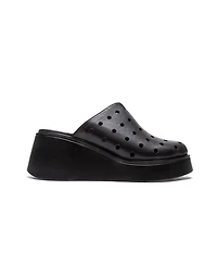 Forever & Always Shoes Women's Nives Leather Wedge Sandal