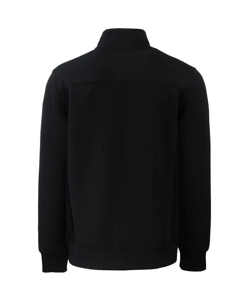 Cutter & Buck Men's Black Los Angeles Dodgers Roam Eco Full-Zip Jacket