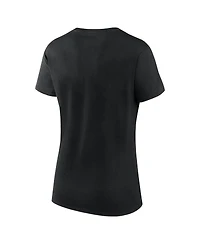 Logo Athletic Women's Black Vegas Golden Knights Launch Scoop Neck T-Shirt