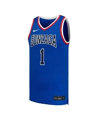 Nike Men's #1 Royal Gonzaga Bulldogs Replica Basketball Jersey