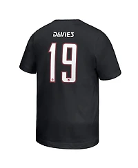 Nike Big Boys and Girls Alphonso Davies Black Canada Soccer Away Player Name & Number T-Shirt