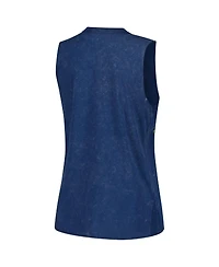 Sportiqe Women's Navy Dallas Wings Rock Roll Collection Turner Mineral Wash Tank