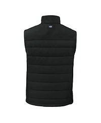 Cutter & Buck Men's Black Los Angeles Dodgers Evoke Hybrid Eco Softshell Full-Zip Vest