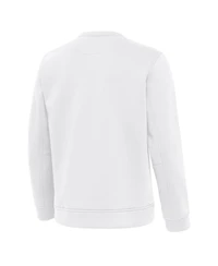 Antigua Men's White Los Angeles Dodgers Relevant Lightweight Pullover Sweatshirt
