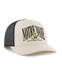 '47 Brand Men's Natural Notre Dame Fighting Irish Drawbridge Trucker Adjustable Hat