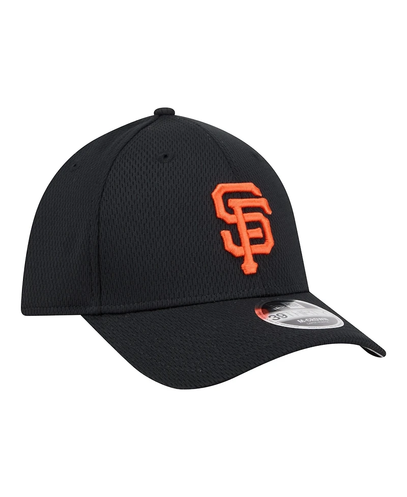 New Era Men's Black San Francisco Giants Dash 39THIRTY Flex Hat