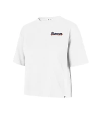 '47 Brand Women's White Denver Broncos Collage Script Reed City T-Shirt